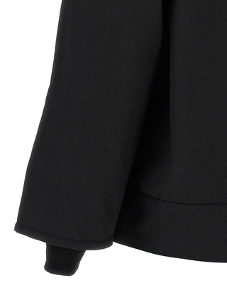 Comme Des Garçons Black Polyester Full-Length Jacket