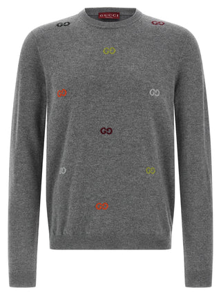 Gucci Gray Cashmere Cardigan