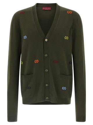 Gucci Bicolor Cashmere Cardigan