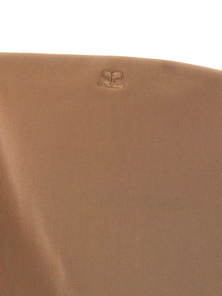 Courrèges Beige Viscose Bodysuit