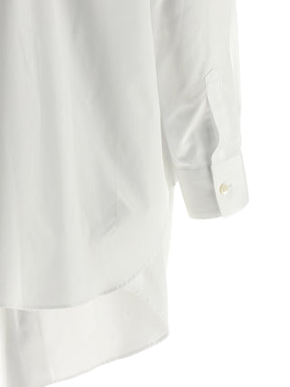 Comme Des Garçons White Cotton Blouse