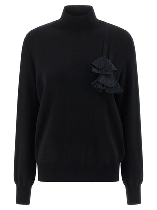 Ferragamo Black Virgin Wool Cardigan