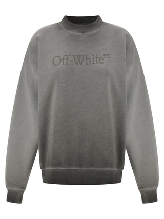 Off-White Gray Cotton Sweatshirt