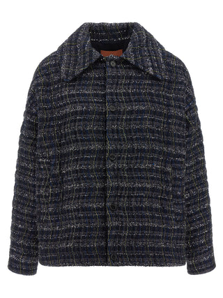 Missoni Blue Viscose Coat