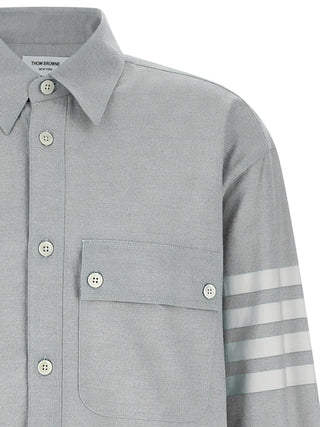 Thom Browne Gray Cotton Blouse