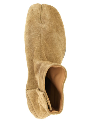 Maison Margiela Beige Calfskin Ankle Boots