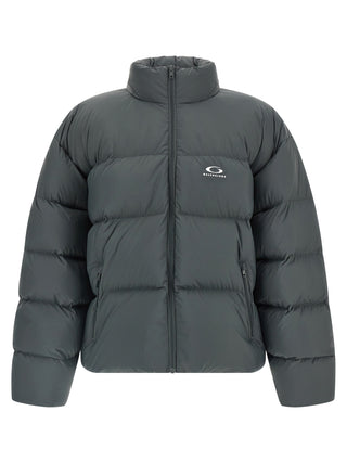 Balenciaga Gray Polyamide Full-Length Jacket