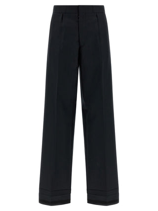 Maison Margiela Black Wool Dress Pants
