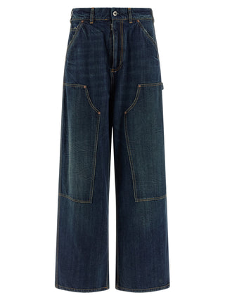 Maison Margiela Blue Cotton Relaxed Fit Jeans