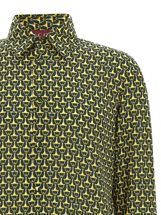 Gucci Bicolor Silk Blouse