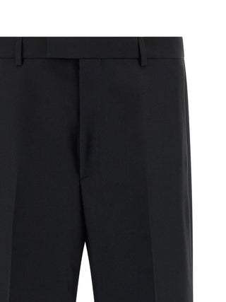 Gucci Black Polyester Dress Pants
