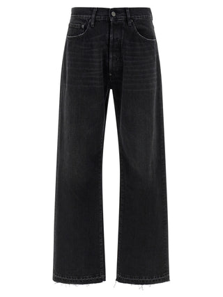 Maison Margiela Black Cotton Straight-Leg Jeans