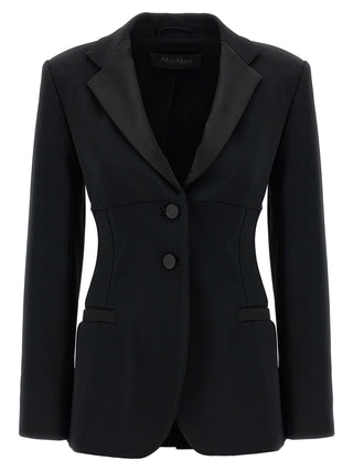 Max Mara Black Viscose Blazer