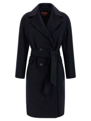 Max Mara Blue Cashmere Coat