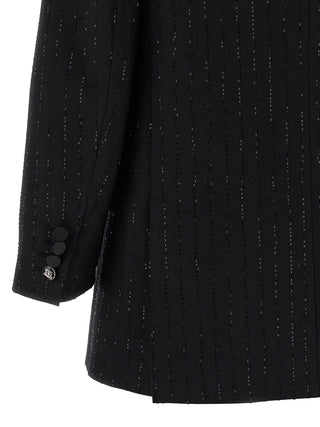 Max Mara Black Virgin Wool Blazer