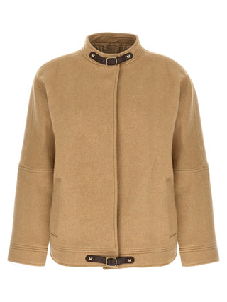 Max Mara Beige Cashmere Bomber