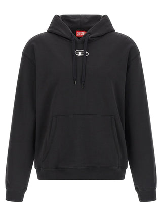 Diesel Black Cotton Sweatshirt
