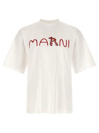 Marni White Cotton T-Shirt