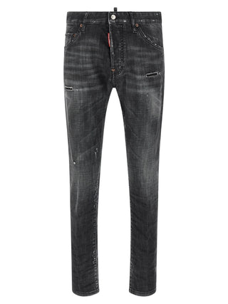 Dsquared² Black Cotton Jeans Denim