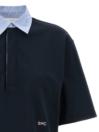 Stella McCartney Blue Cotton Polo Shirt
