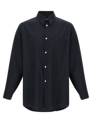 Marni Blue Virgin Wool Blouse