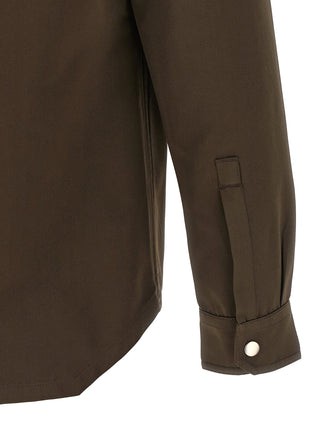 Rick Owens Brown Polyester Blouse
