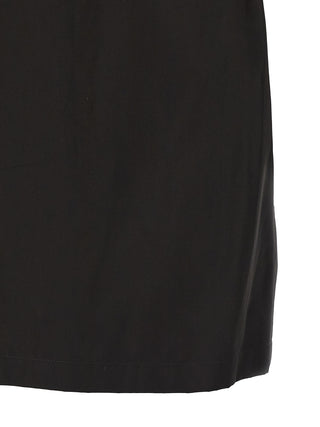 Jil Sander Black Cotton Blouse
