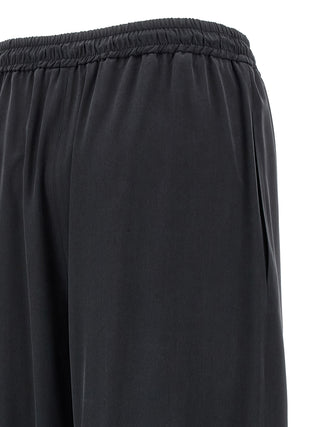 Max Mara Blue Silk Casual Pants
