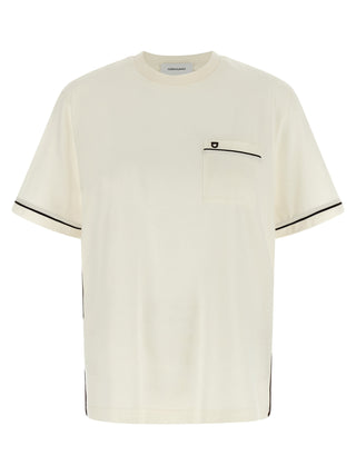 Ferragamo Beige Cotton T-Shirt