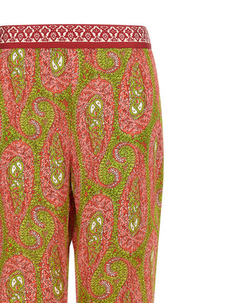 Etro Multicolor Polyester Pants