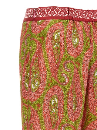 Etro Multicolor Polyester Pants