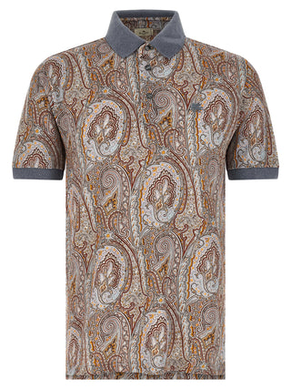 Etro Multicolor Cotton Polo Shirt