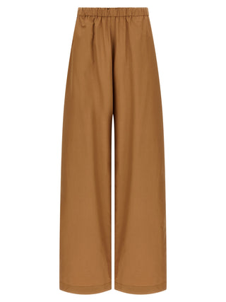 Fabiana Filippi Brown Cotton Casual Pants