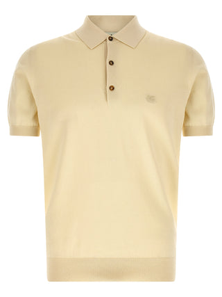 Etro Beige Cotton Polo Shirt