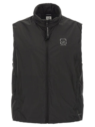C.P. Company Black Polyamide Sleeveless Jacket