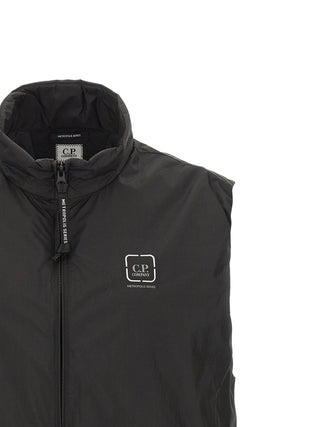 C.P. Company Black Polyamide Sleeveless Jacket