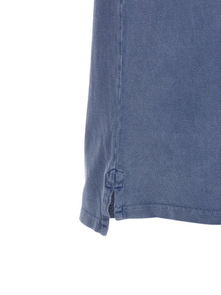 Isabel Marant Blue Cotton Polo Shirt