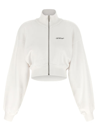 Off-White White Cotton Sweatshirt