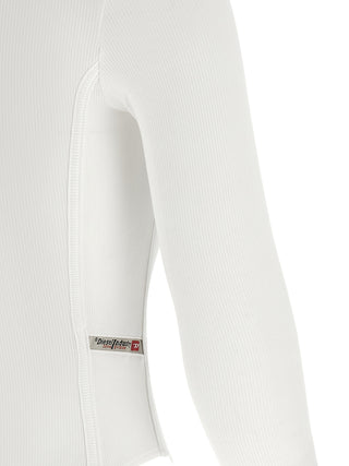 Diesel White Viscose Bodysuit