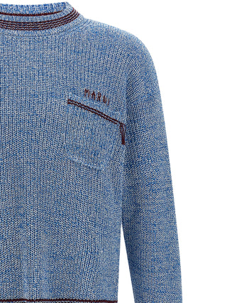 Marni Blue Cotton Cardigan