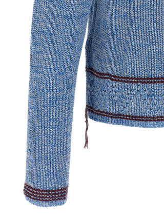 Marni Blue Cotton Cardigan