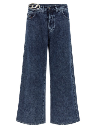 Diesel Blue Cotton Jeans Denim