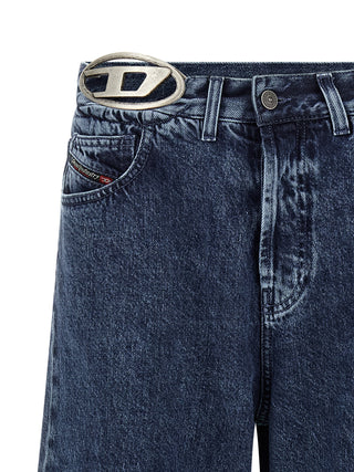 Diesel Blue Cotton Jeans Denim