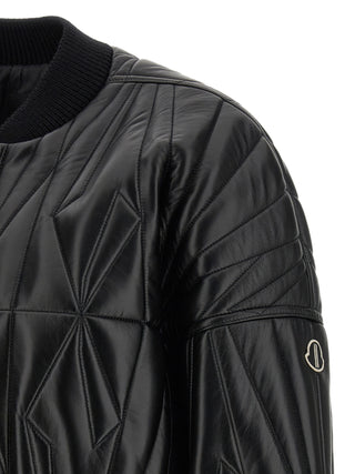 Rick Owens Black Lamb Leather Leather Jacket