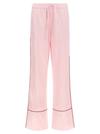 Off-White Multicolor Viscose Casual Pants