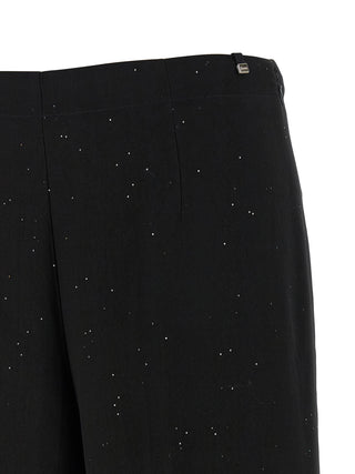 Herno Black Viscose Pants