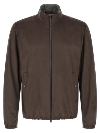 Herno Brown Polyester Jacket
