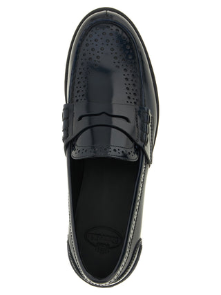 Church's Blue Calfskin Slip-On Loafers