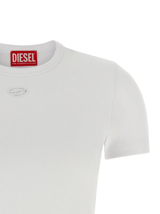 Diesel White Cotton T-Shirt