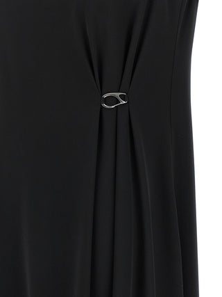 Herno Black Polyester Long Dress